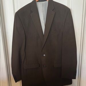 Lauren Ralph Lauren Business Casual Formal Cocktail Chocolate Blazer 46L